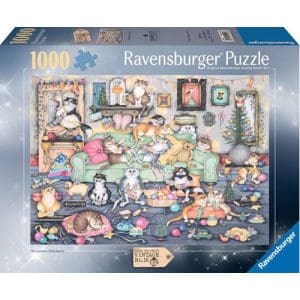 Crazy Cats Vintage No. 16 - Christmas Crackers Puzzle (1000 Pieces)